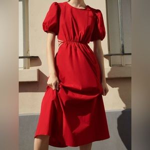 Zara Red Maxi Dress Size XS
